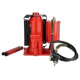 12 Ton Air Hydraulic Bottle Jack All Welded with 2 - Section Long Handle Lifting Range 10.2 - 20.1 Inch - Fab Heavy Parts