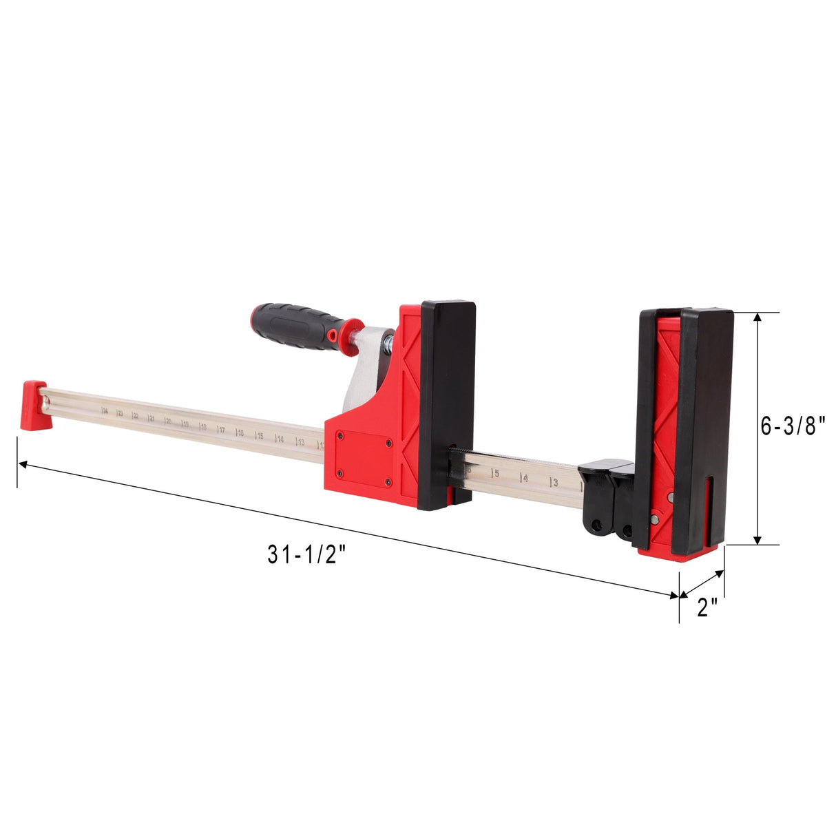 12PCS Parallel Clamp Kits 24' Clamp(2pcs)+40' Clamp(2pcs)+Bench Dogs(4pcs)+Framing Blocks(4pcs) - Fab Heavy Parts