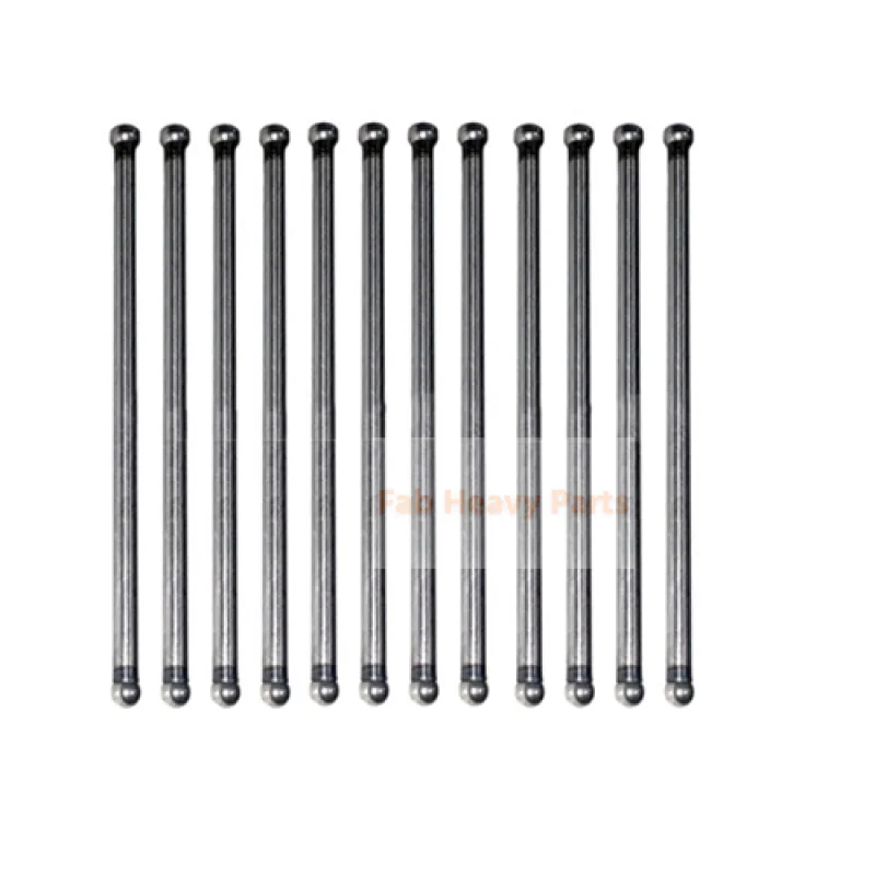12PCS Push Rod 32A05-13100 103-9273 for Mitsubishi S4S S6S for Caterpillar 3044C 3046 C3.4
