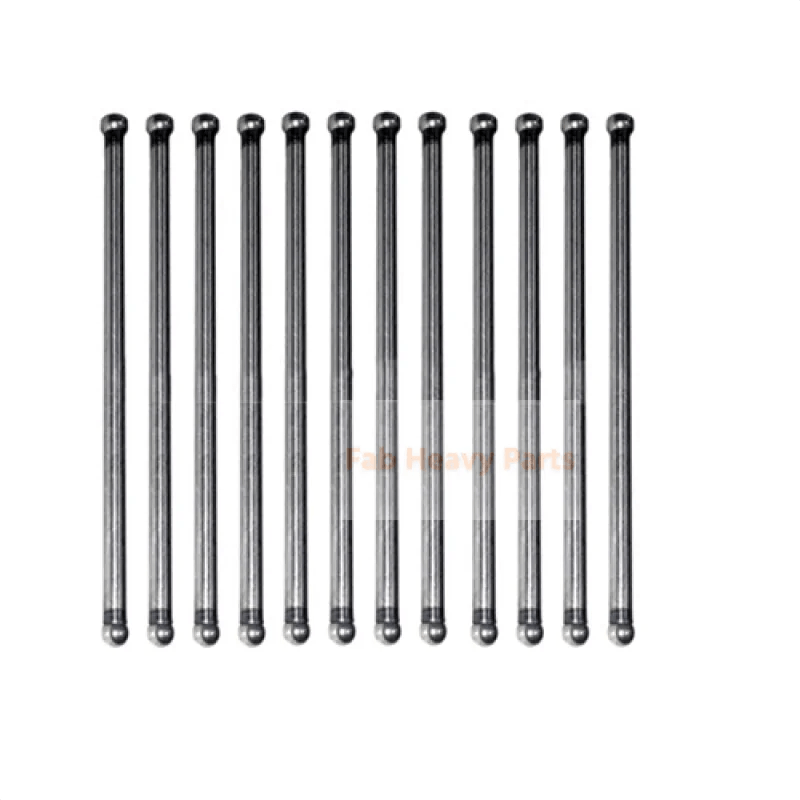 12PCS Push Rod 32A05 - 13100 103 - 9273 for Mitsubishi S4S S6S for Caterpillar 3044C 3046 C3.4 - Fab Heavy Parts