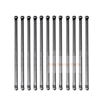 12PCS Push Rod 32A05 - 13100 103 - 9273 for Mitsubishi S4S S6S for Caterpillar 3044C 3046 C3.4 - Fab Heavy Parts