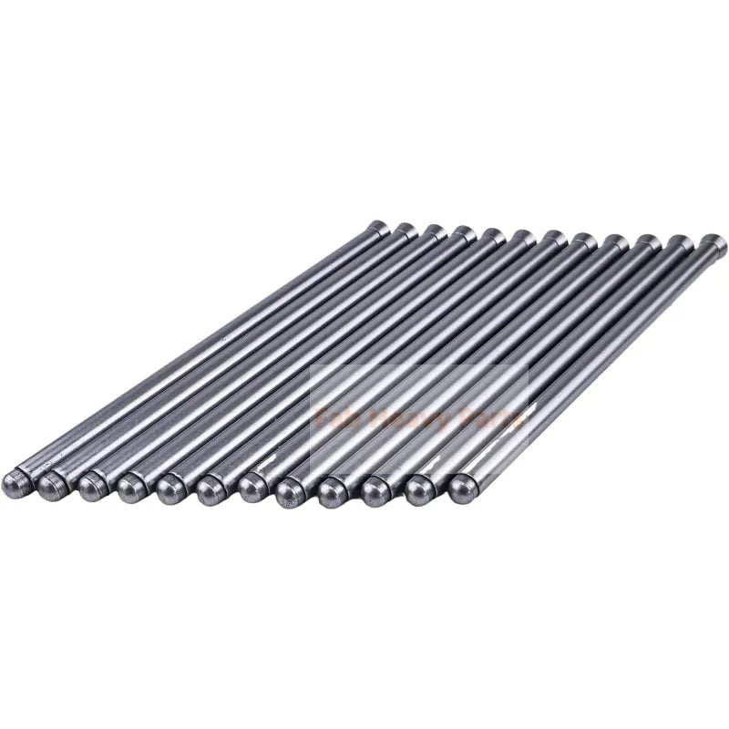 12PCS Push Rods 264 - 6156 133 - 6379 2646156 1336379 Fits for Caterpillar CAT Engine C7 C9 C - 9 3126B 3126E C7.2 C9.3 3126 Tractor 586C D5N XL D6N D6N XL - Fab Heavy Parts
