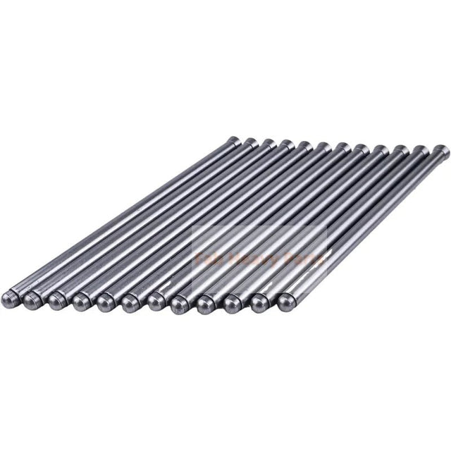 12PCS Push Rods 264 - 6156 133 - 6379 2646156 1336379 Fits for Caterpillar CAT Engine C7 C9 C - 9 3126B 3126E C7.2 C9.3 3126 Tractor 586C D5N XL D6N D6N XL - Fab Heavy Parts