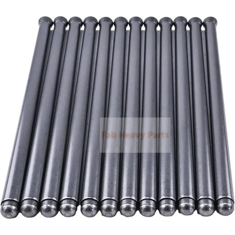 12PCS Push Rods 264 - 6156 133 - 6379 2646156 1336379 Fits for Caterpillar CAT Engine C7 C9 C - 9 3126B 3126E C7.2 C9.3 3126 Tractor 586C D5N XL D6N D6N XL - Fab Heavy Parts