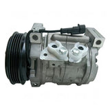 12V 10S11C 4PK 110mm Air Conditioning Compressor 008012969U91 for Mahindra Tractor 6065 6075 7095 8090 8100 - Fab Heavy Parts