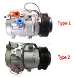 12V 10S15C A/C Compressor 88310 - 25220 88320 - 25110 Fits for Toyota Hiace Hilux Tiger Dyna Land Cruiser Prado - Fab Heavy Parts