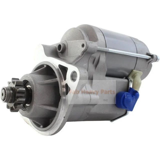 12V 10T Starter Motor 228000-5740 6667987 Aftermarket Replacement For Bobcat Compact Track Loaders MT50 2002 2003 Kubota D722 Dsl MT52 2004 2005 2006 2007 2008 2009 Kubota D722-E3B Dsl