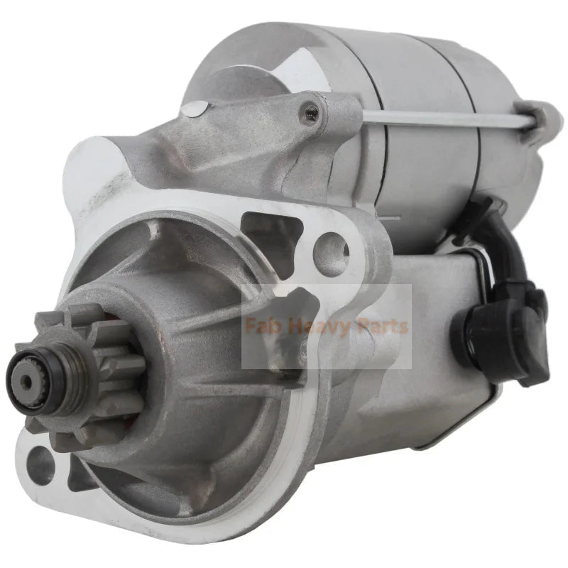 12V 10T Starter Motor 228000 - 6650 228000 - 6651 6669633 Fits for 1993 - 2000 Aftermarket Replacement For Bobcat 320 320C Excavator D722 - B Kubota Diesel - Fab Heavy Parts