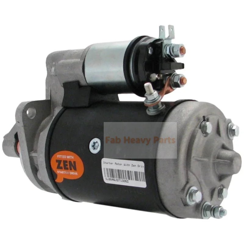 12V 10T Starter Motor 26198 2873A015 265 - 50102 Fits for Massey Ferguson Agricultural Tractor MF - 298 Perkins A4.318 1983 - 1986 - Fab Heavy Parts
