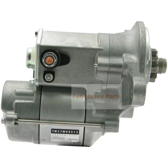 Motor de arranque 12V 10T TM27M00513 280-7070 228000-2150 228000-2151 Se adapta a Denso