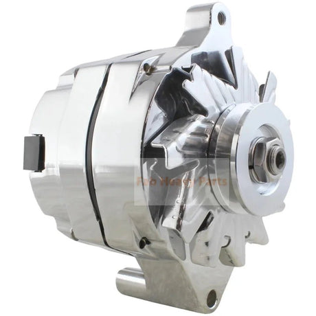 12V 110A Alternator C4TF - 10300 - B C4TZ - 10346 - B Fits for Chrome SB Ford 1G Style 110 AMP 1 WireMustang 289 302 351 V8 10SI V - Fab Heavy Parts