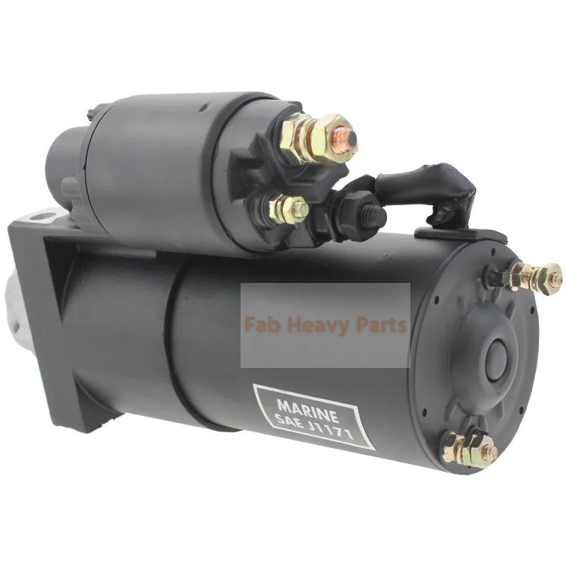 12V 11T Starter Motor 3587625 38547519 3856004 - 1 Fits for Volvo Penta Engine – Marine 3.0GSP 4cyl 181ci 3.0L Gas 2000 - 2002 - Fab Heavy Parts