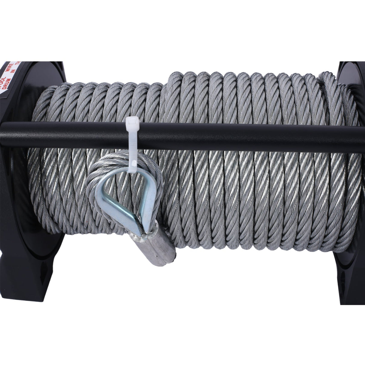12V 12000LB Electric Winch Towing Trailer Steel Cable Off Road Waterproof Wire Cable - Fab Heavy Parts
