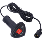 12V 12000LB Electric Winch Towing Trailer Steel Cable Off Road Waterproof Wire Cable - Fab Heavy Parts
