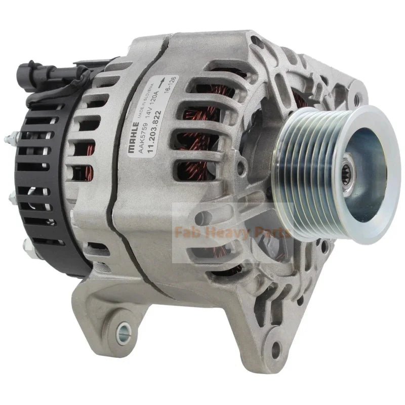 12V 120A Alternator 82020011 84141452 Fits for New Holland Tractor TS100A T6020 T6030 T6040 T6050 Tech Tips 2003 - 2012 4 - 273 4.5L DSL. - Fab Heavy Parts