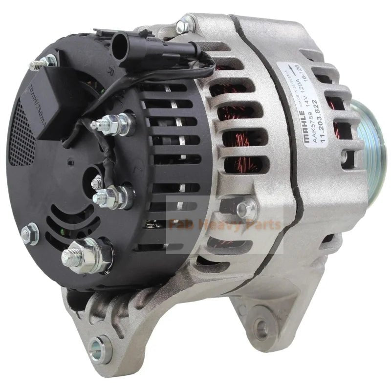 12V 120A Alternator 82020011 84141452 Fits for New Holland Tractor TS100A T6020 T6030 T6040 T6050 Tech Tips 2003 - 2012 4 - 273 4.5L DSL. - Fab Heavy Parts
