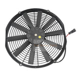 12V 14" Aftermarket 30101509 VA08-AP51/C-23A Medium Profile Electric Puller Fan for Excavator Bulldozer Loader Roller Crane Truck Trailer