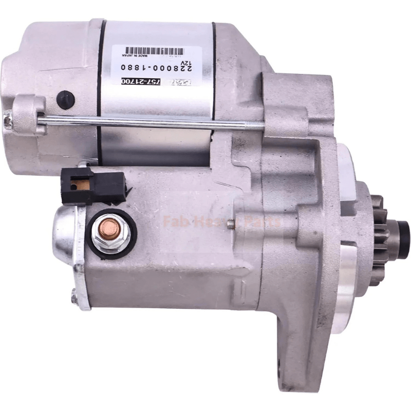12V 1.4KW 11T Starter 04112210 757 - 17980 128000 - 8101 757 - 21700 Fits for Lister Petter LPA2 LPW2 LPW3 LPW4 LPWS2 LPWS3 LPWT4 Engine 1990 - Fab Heavy Parts