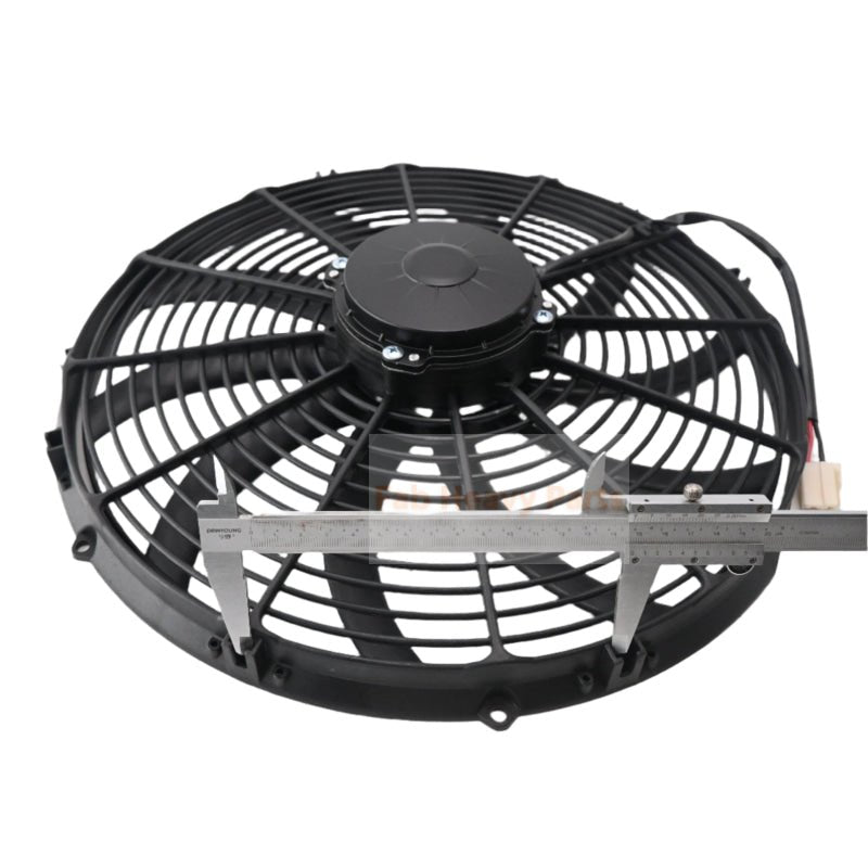 12V 16.00" High Performance Pusher Fan 30102047 VA18-AP70/LL-86S Straight Blades - Fab Heavy Parts