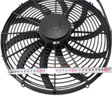 12V 16.00" High Performance Pusher Fan 30102047 VA18-AP70/LL-86S Straight Blades - Fab Heavy Parts