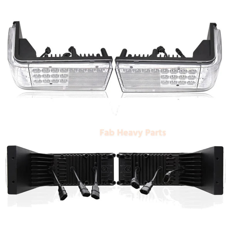 12V 24V Led Front Wraparound Hood Light 86514346 Fits for 70 Genesis Series Tractors - Fab Heavy Parts