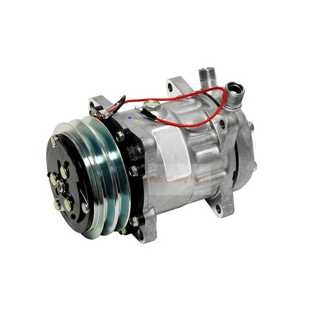 12V 2PK 132mm SD510 A/C Compressor 5709 Fits for ford Truck F700 1989 - 1993 - Fab Heavy Parts