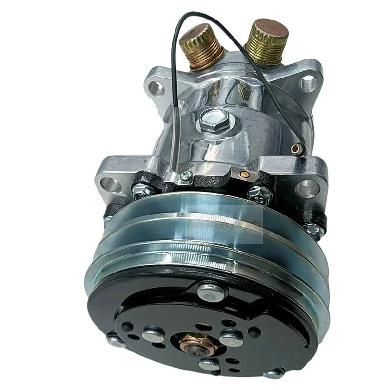 12V 2PK 132mm SD5H14 A/C Compressor 4529 6642 6678 Fits for Sanden - Fab Heavy Parts