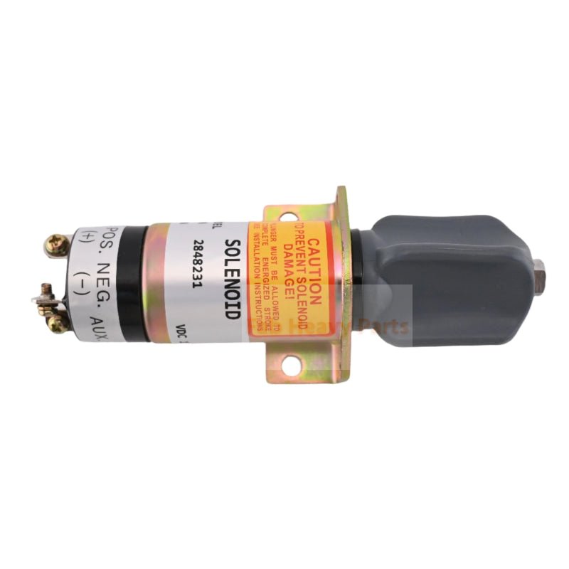 12V 3 Terminals Shutdown Stop Solenoid 2848231 for Perkins Engine 4.108 4.165 T6.3544 6.3544 - Fab Heavy Parts
