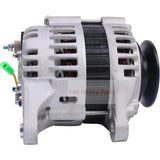 12V 40A Alternator 1361137 Fits for Isuzu Engine 4JD1 for Hyster Forklift H45XM H50XM H55XM Replacement - Fab Heavy Parts