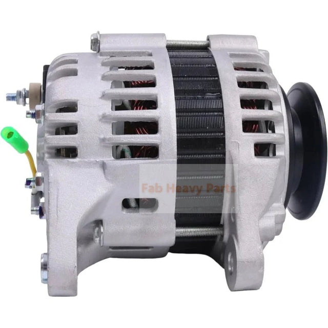 12V 40A Alternator 1361137 Fits for Isuzu Engine 4JD1 for Hyster Forklift H45XM H50XM H55XM Replacement - Fab Heavy Parts