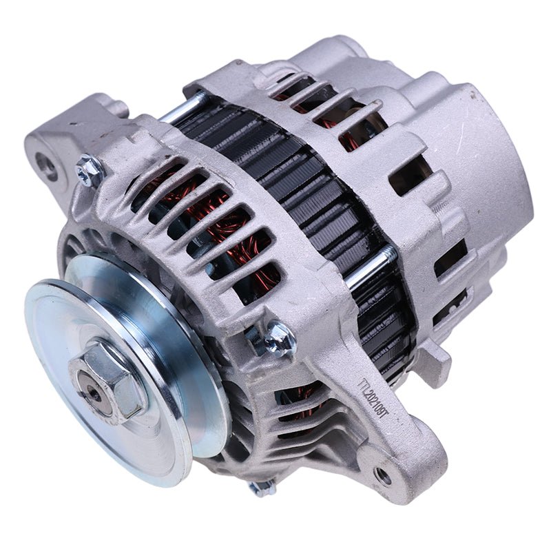 12V 40A Alternator E6213 - 64012 for Kioti Engine 3C100 Tractor LK3054 LK2554 CK20 CK25 CK30 UTV MEC2200GW MEC2200SW - Fab Heavy Parts