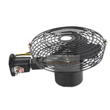 12V 6 Inch Cab Fan Air Circulating Fan for Excavator Loader Backhoe Tractor - Fab Heavy Parts