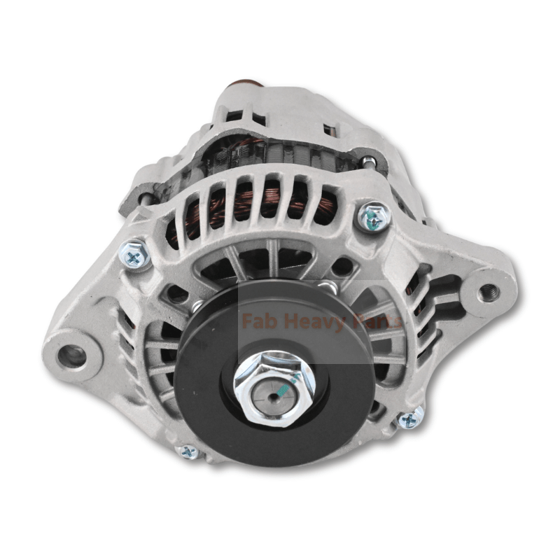12V 60A Alternator 1C011 - 64010 for Kubota Engine V3600 V3800 V3300 Tractor M6800HDC M8200 - CAB M9000DTMC - Fab Heavy Parts