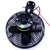12V 8 Inch Cab Fan Air Circulating Fan for Excavator Loader Backhoe Tractor - Fab Heavy Parts