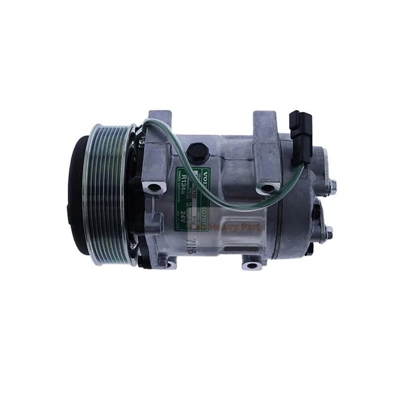 12V 8PK 130mm 7H15 A/C Compressor 20370290 21349570 Fits for Volvo Truck VNL - Fab Heavy Parts