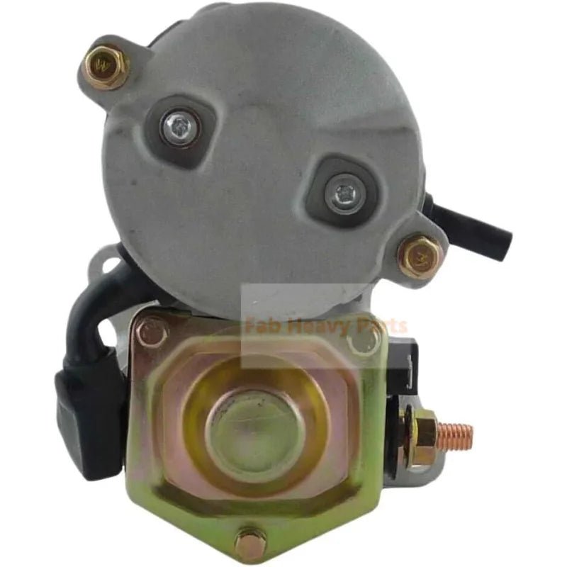12V 9T Starter Motor 228000 - 097 16235 - 63010 K7571 - 96800 Fits for Kubota Excavators KX41 - 2 KX41 - 2S KX41 - 2SV KX61 - 2 KX91 - 2 D1105BH 21.6HP Dsl 1995 - 2000 - Fab Heavy Parts