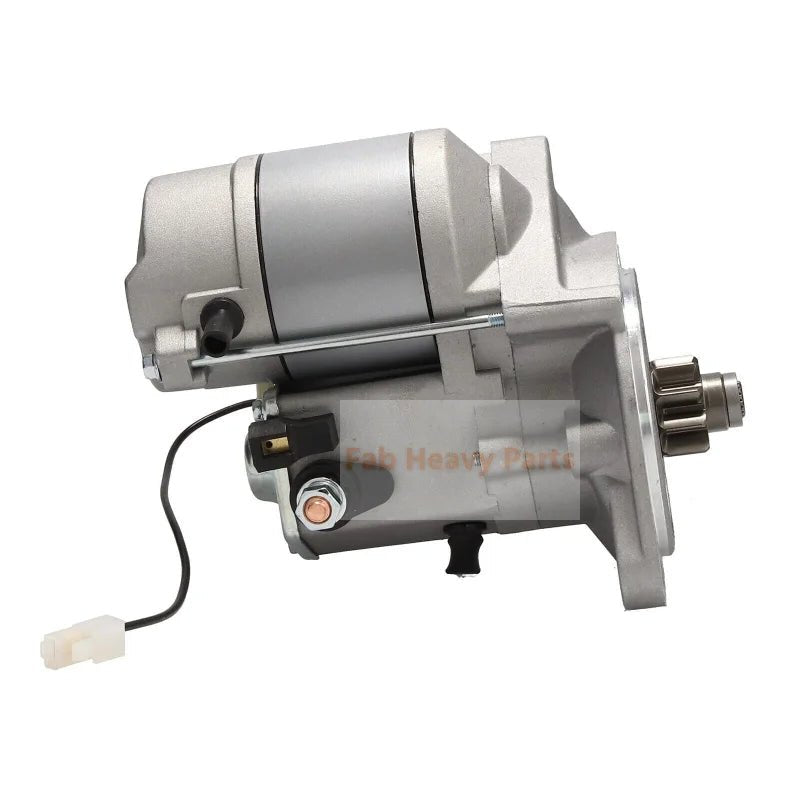 12V 9T Starter Motor 228000 - 1980 8 - 97048 - 967 - 2 228000 - 2000 Fits for Challenger Tractor MT225B MT255 MT255B MT260 Isekinouki 3 - 68 Diesel 2002 - 2008 - Fab Heavy Parts