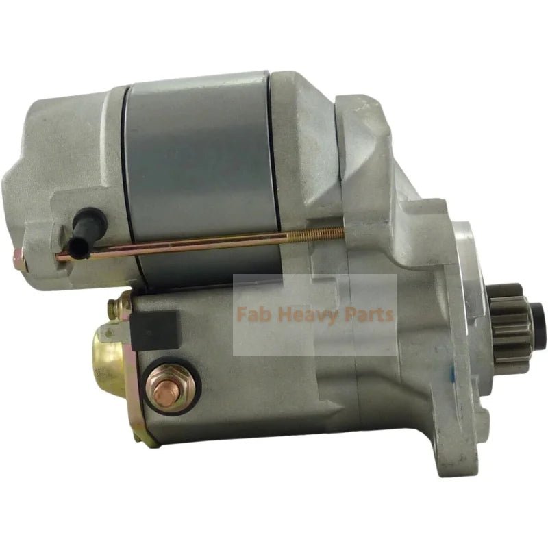 12V 9T Starter Motor 228000 - 4920 17298 - 63010 17298 - 63011 Fits for Kubota D1302 D1402 GV1125 - Q60 GV3170 - SW 22HP GV3190QSW 24HP Diesel 1986 - 1995 - Fab Heavy Parts