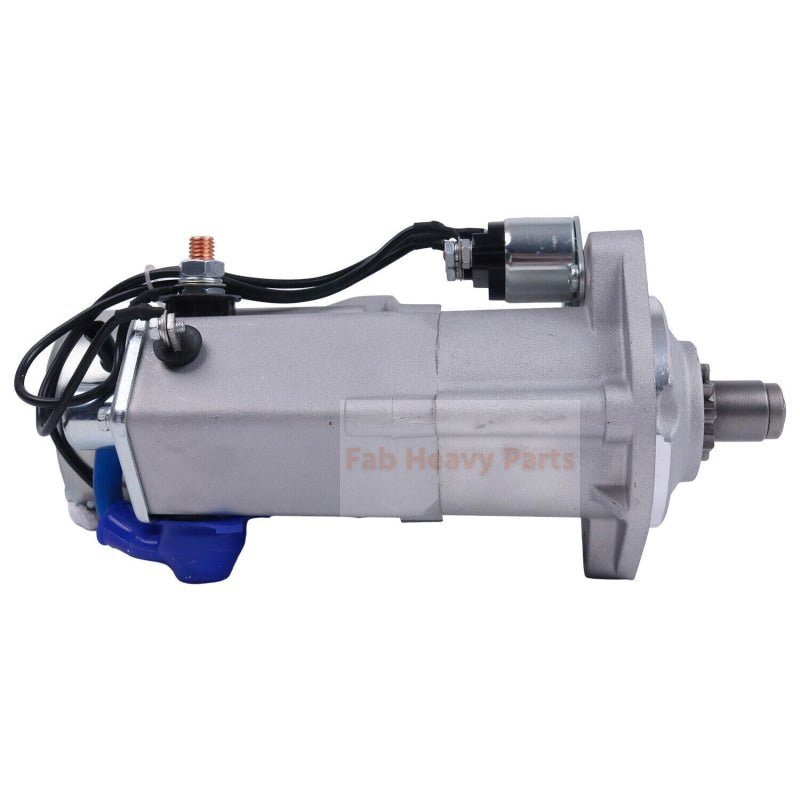 12V 9T Starter Motor Assembly 1J552 - 63010 428000 - 8310 Fits For Kubota SVL90 SVL90C Loader - Fab Heavy Parts