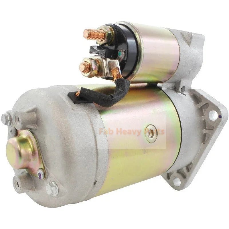 12V 9T Starter Motor TX12433 Fits for Fiat - Hesston 65.46 65.56 65.66 65.88 65.9 70.56 70.65 70.66 70.75 3.6L Diesel 1984 - 1992 - Fab Heavy Parts