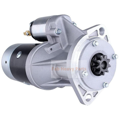 12V 9T Starter YM123900 - 77010 Fits for Komatsu CK20 - 1 CK25 - 1 CK30 - 1 SK1026 - 5 SK1020 - 5 - Fab Heavy Parts
