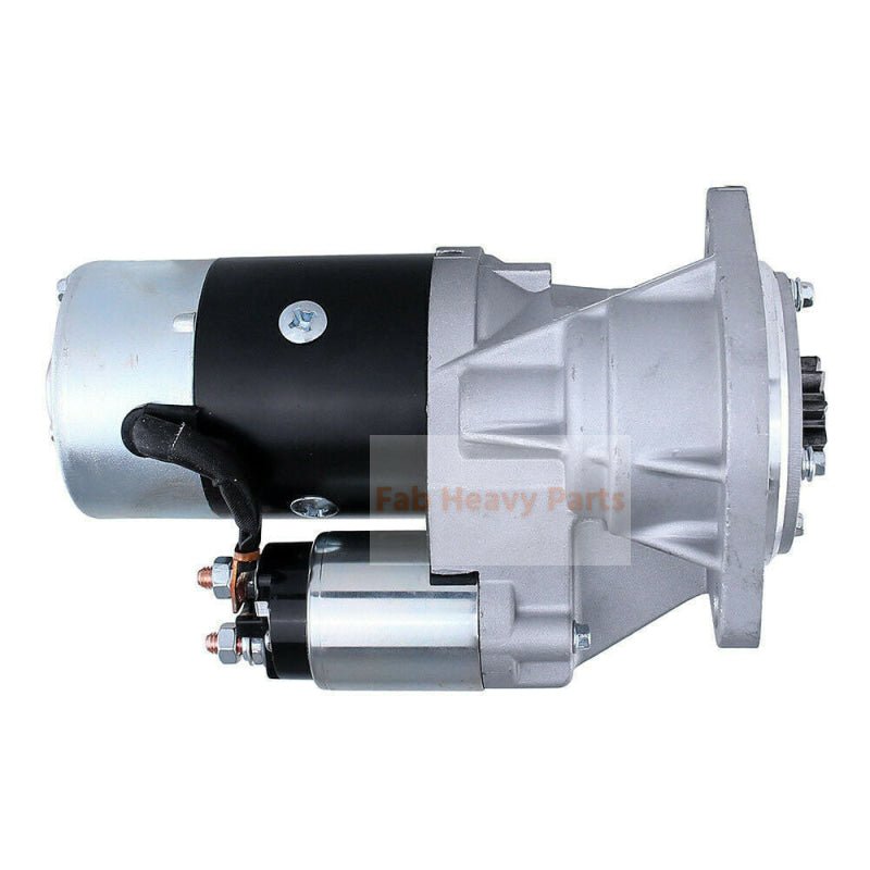 12V 9T Starter YM123900 - 77010 Fits for Komatsu CK20 - 1 CK25 - 1 CK30 - 1 SK1026 - 5 SK1020 - 5 - Fab Heavy Parts