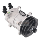 12V A/C Compressor Fits for Carrier 18 - 10156 - 09 Fits Thermo King 102 - 576 - Fab Heavy Parts