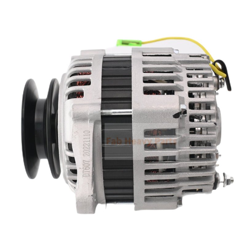 12V Alternator 8972283181 for Isuzu Engine 4JB1 4JG1 4JG2 4LE1 4LE2 Doosan Daewoo Excavator SOLAR 55 DH55 - Fab Heavy Parts