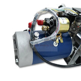 12V DC Double Acting Hydraulic Power Unit 8 Quart Steel Tank 3kW 1.8GPM 2900PSI SAE 8 Fits for Dump Trailer Car Lifting - Fab Heavy Parts