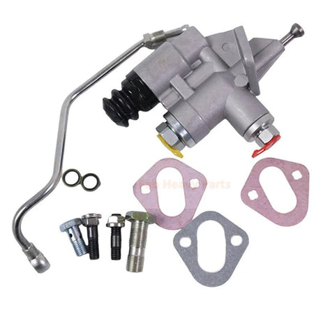 12V Fuel Lift Pump Kit With Line 4988747 3936316 Fits for Cummins Engine 6BT Dodge Ram Pickup Truck 2500 3500 5.9L 1994 - 1998 - Fab Heavy Parts