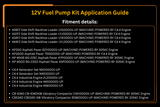 12V Fuel Pump Kit 467 - 7011 4677011 Fits for Caterpillar CAT Engine 3054C C4.4 Excavator 312D2 318D2 Loader 416F2 420F2 430F2 444F2 - Fab Heavy Parts