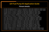 12V Fuel Pump Kit 467 - 7011 4677011 Fits for Caterpillar CAT Engine 3054C C4.4 Excavator 312D2 318D2 Loader 416F2 420F2 430F2 444F2 - Fab Heavy Parts
