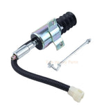 12V Fuel Shut Off Solenoid HL49331000144 Fits for Cummins Generator Excavator - Fab Heavy Parts