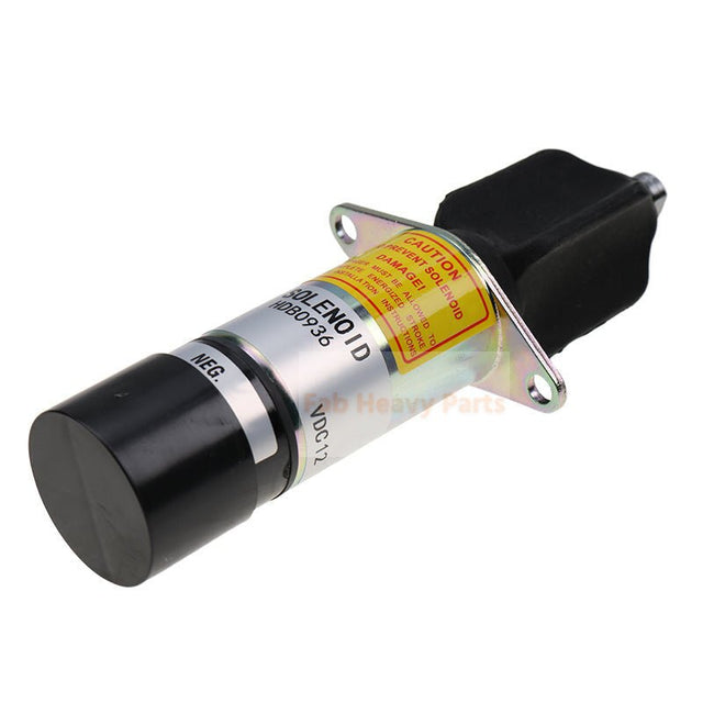 12V Fuel Shutoff Solenoid 1502 - 12A7U1B1S2 129470 - 67320 Fits for Yanmar Engine 4LH 6LY 4JH 4JHE 6LYA - Fab Heavy Parts